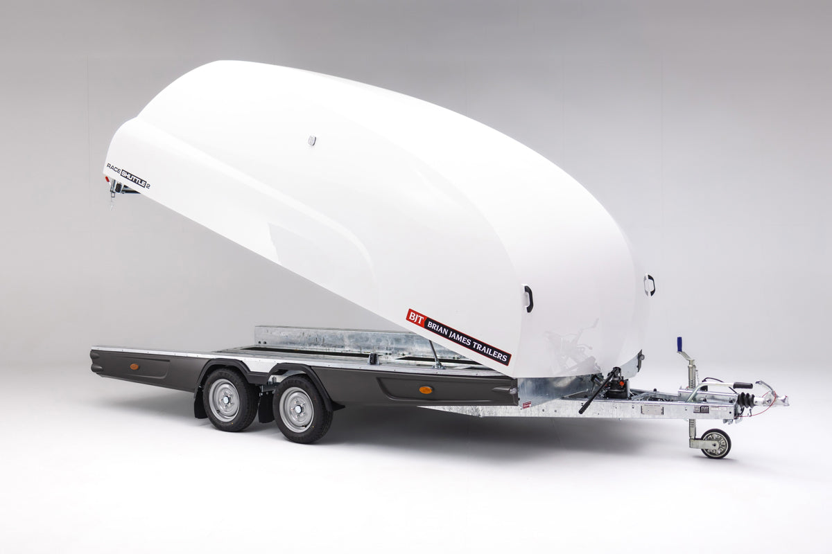 Rimorchio Porta Auto Chiuso Brian James Race Shuttle 2