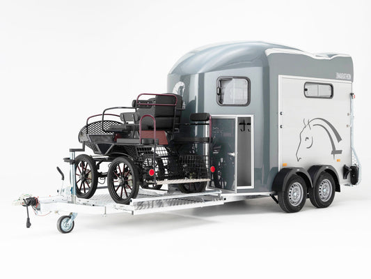 Van 2 Cavalli con Piattaforma Gold Hippomobile